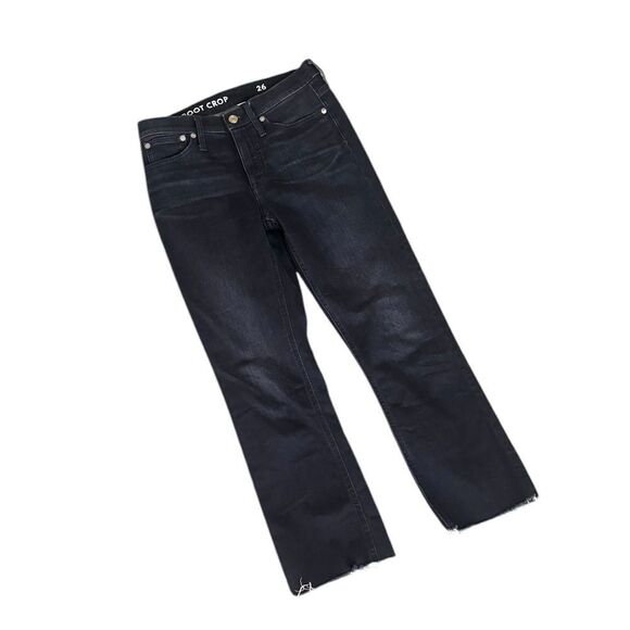 J.Crew 9" demi-boot crop jean in Charcoal wash 26 - Picture 2 of 6